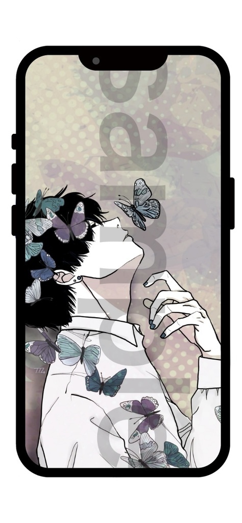 スマホ壁紙「butterfly」