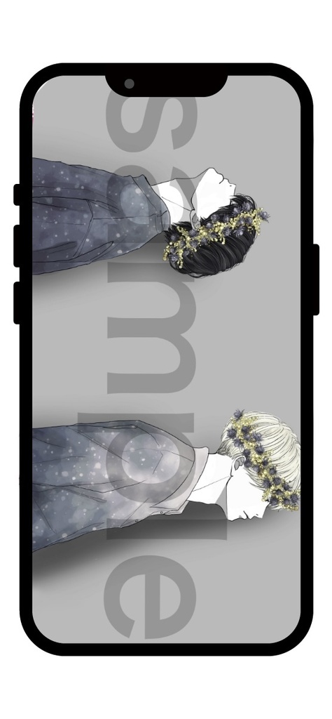 スマホ壁紙「花冠」