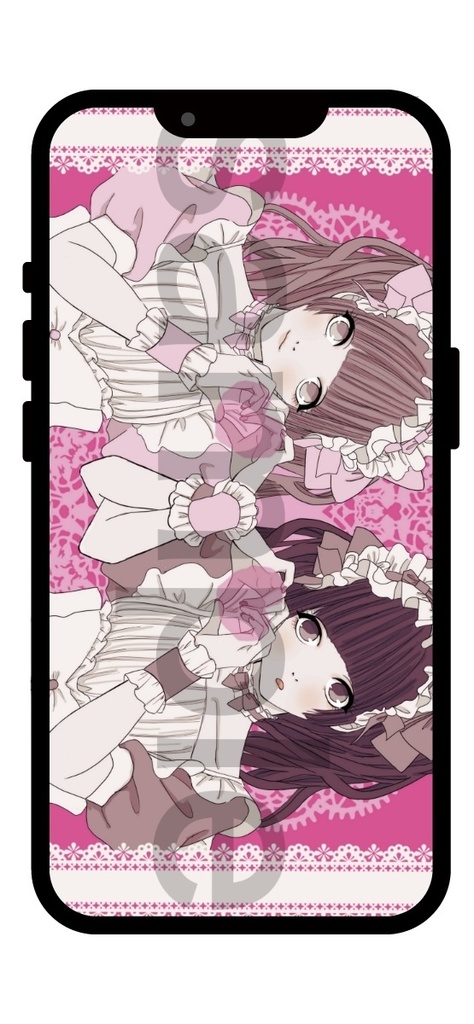 スマホ壁紙「メイド」