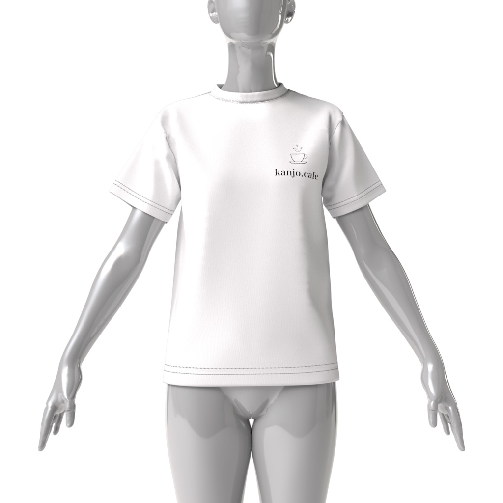 感情カフェ スタッフTシャツ(White)