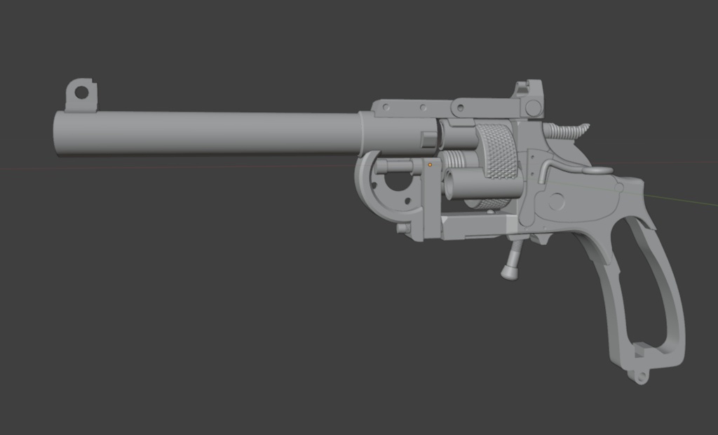 【期間限定半額】Metro Exodus Revolver craft kit cosplay STL 3Dmodel