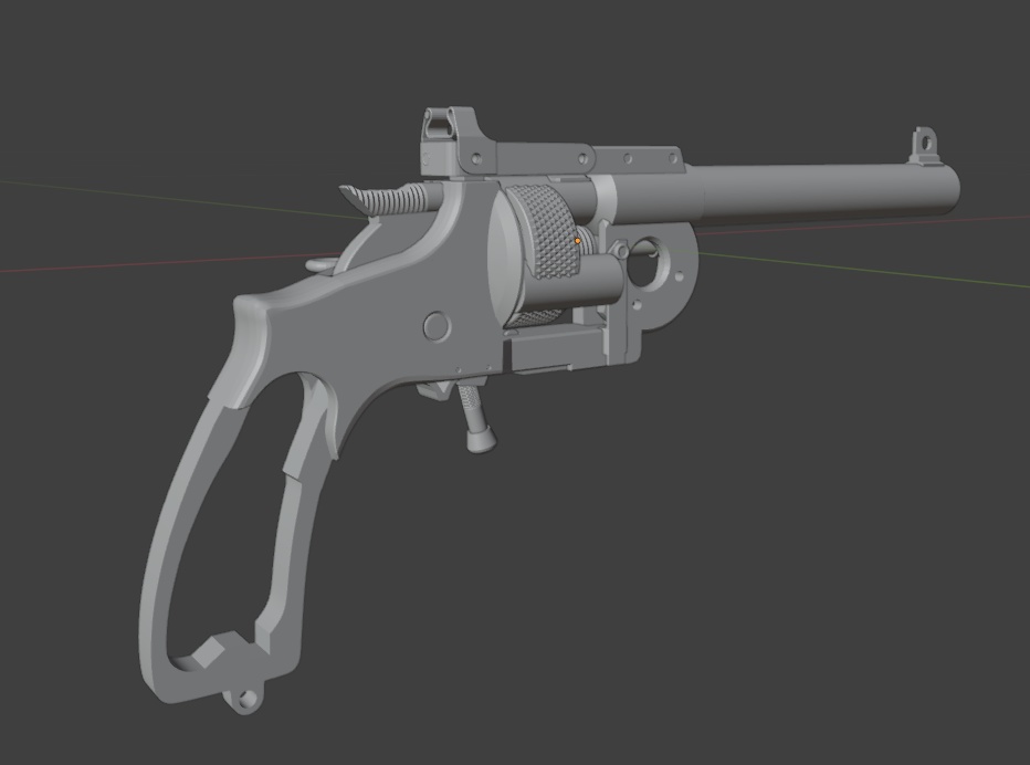 【期間限定半額】Metro Exodus Revolver craft kit cosplay STL 3Dmodel