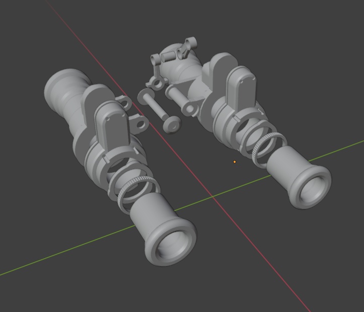 【期間限定半額】Metro Exodus NVG PNV-57e 3Dmodel STL 3Dprint