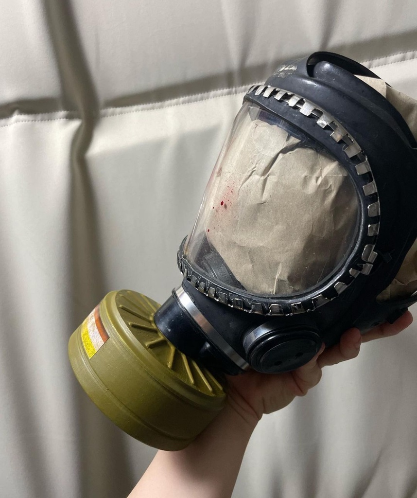 【期間限定半額】Metro Exodus Gasmask Filter 40mm 3Dmodel STL cosplay