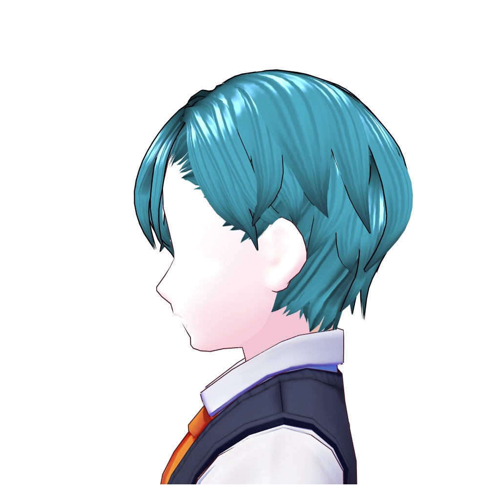 【VRoid】 ヘアプリセット / hair preset male