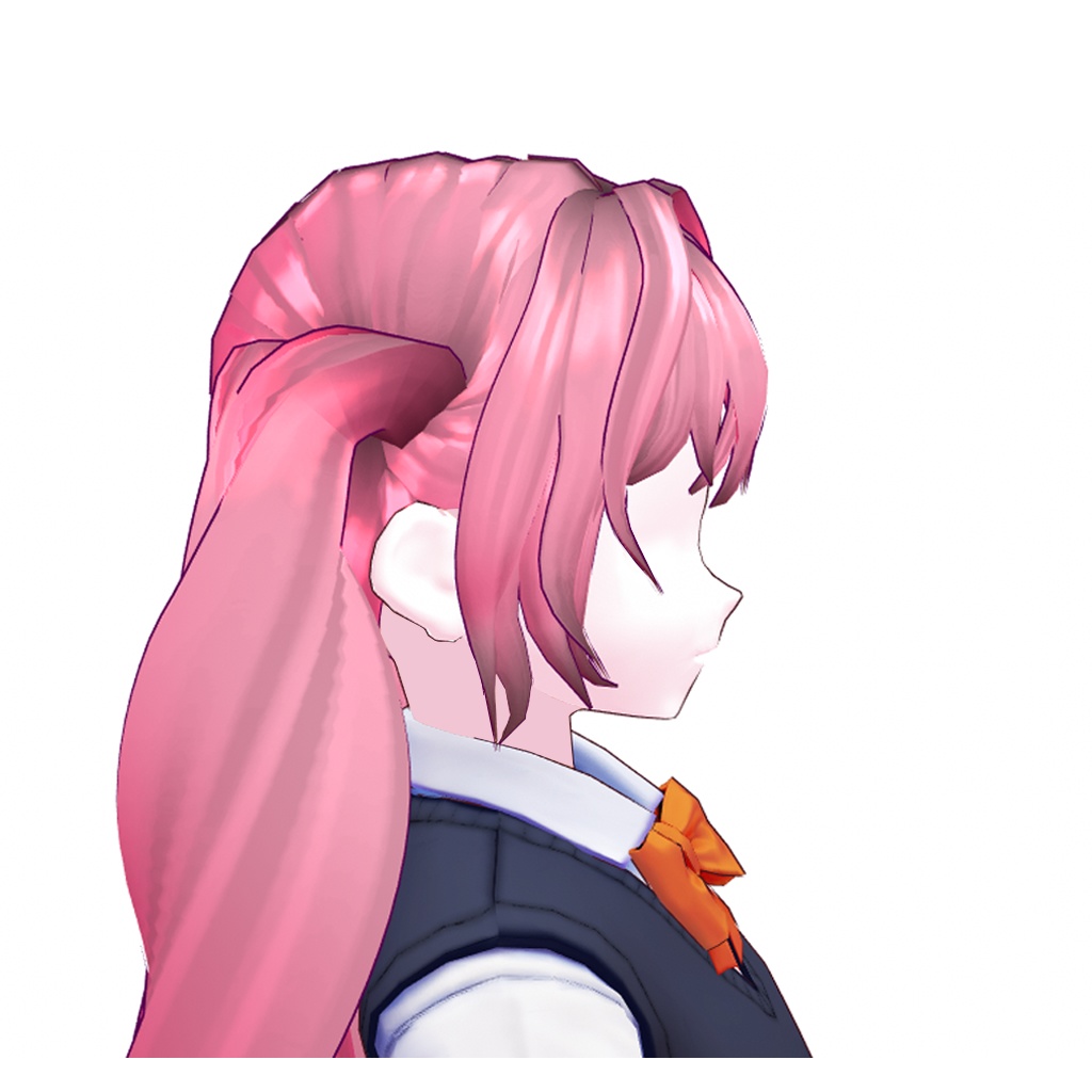 【VRoid】 ヘアプリセット / hair preset female twintails