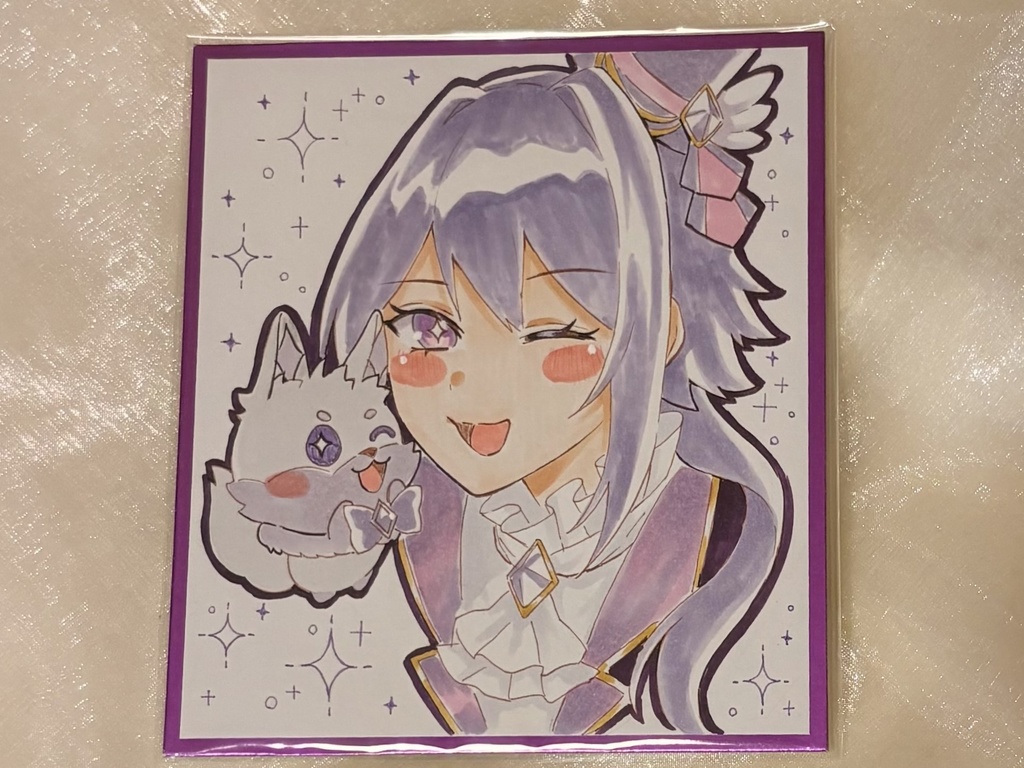 【コミティア154】原画色紙 プリドル!輝城ゆう(絵柄その1)