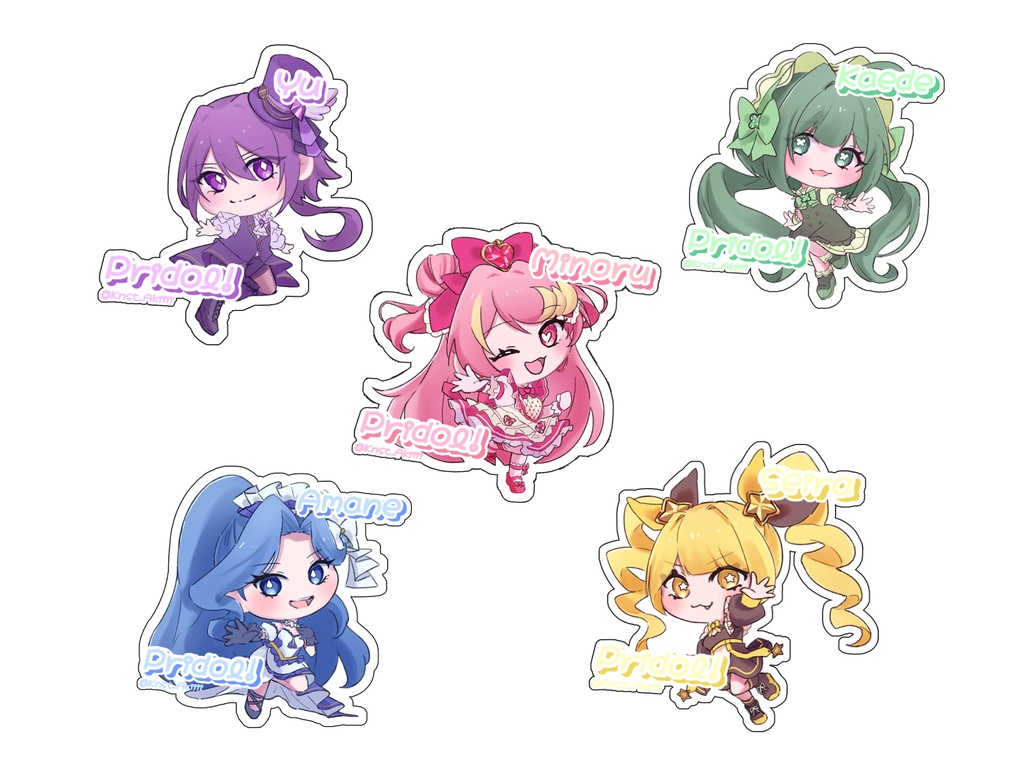 ダイカットステッカーAセット