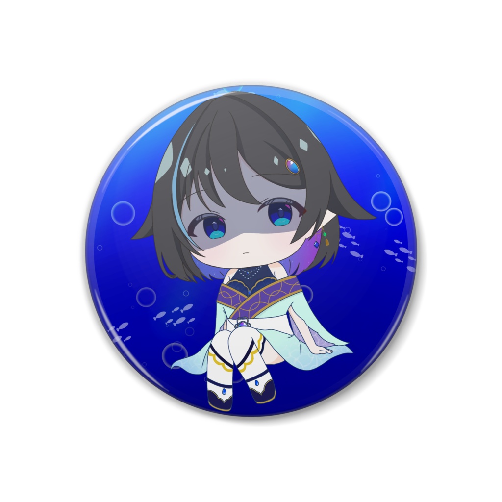 深海なゆ缶バッジ蔑みver