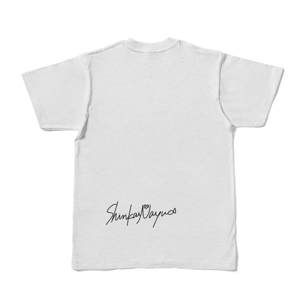 めめワンポイントTシャツアッシュ