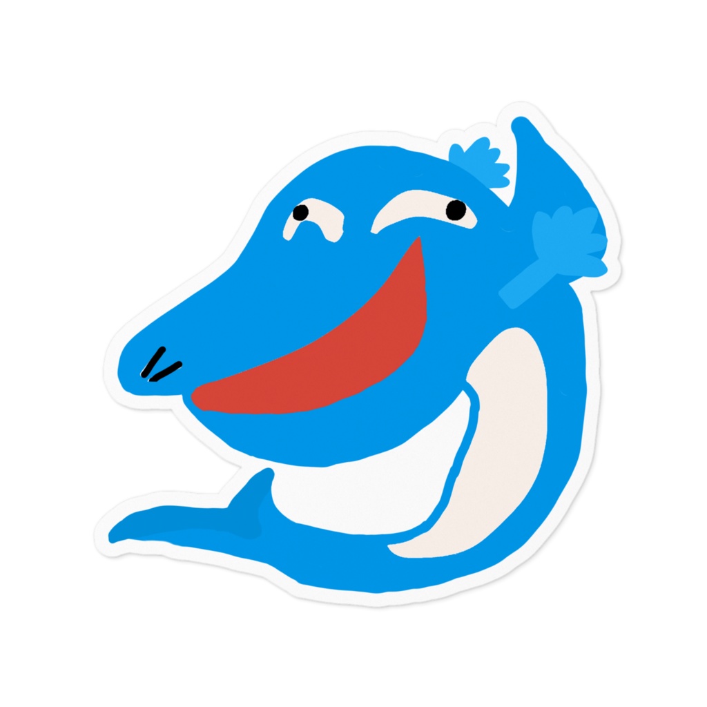 いるかステッカー