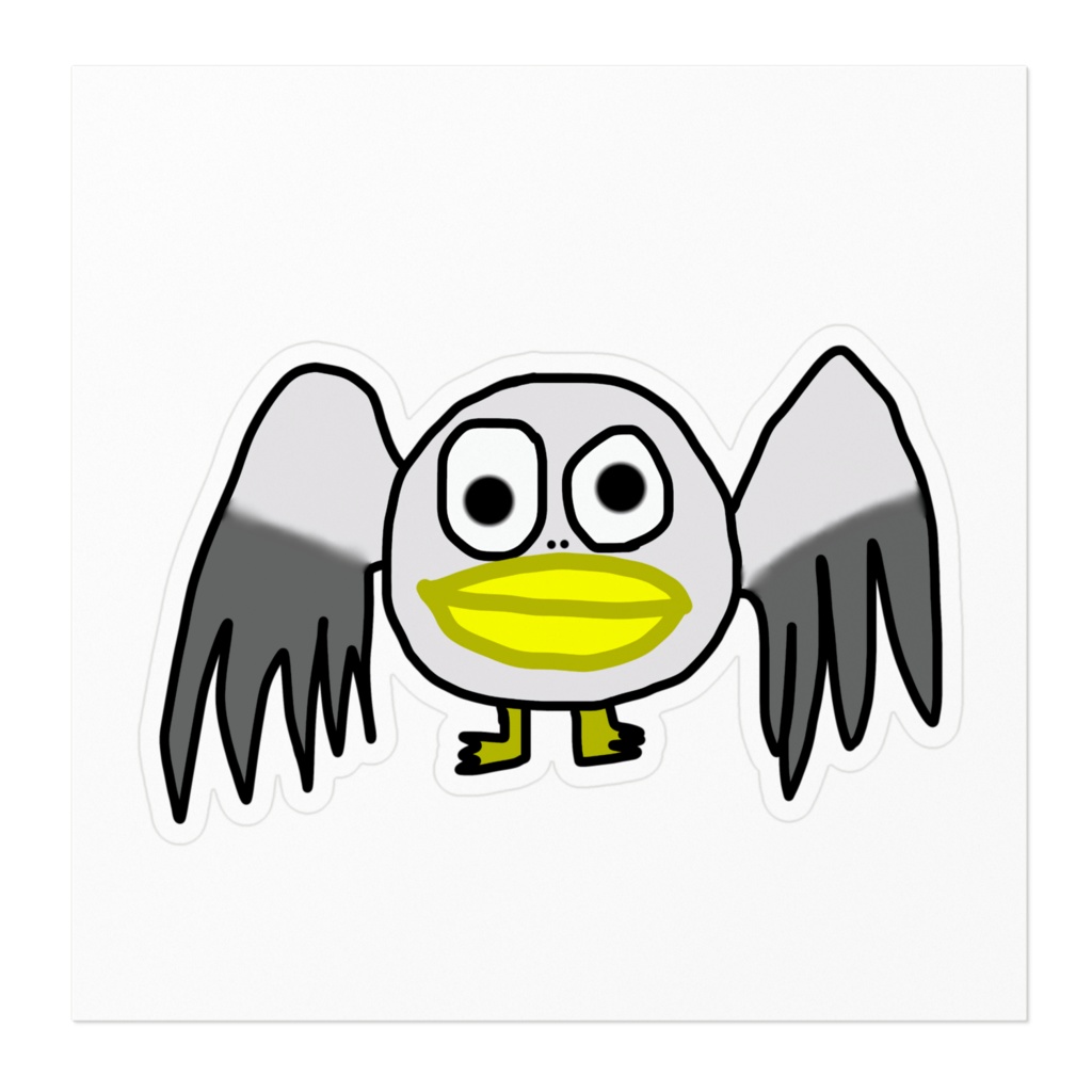 かもめステッカー