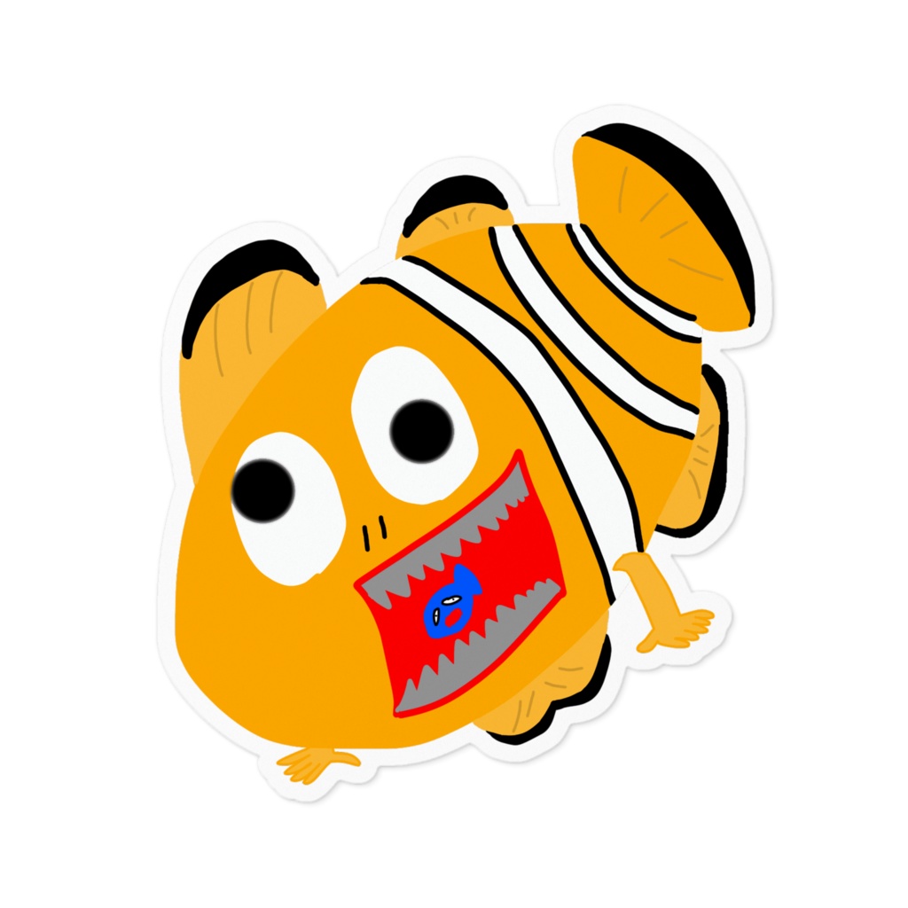 カクレクマノミステッカー