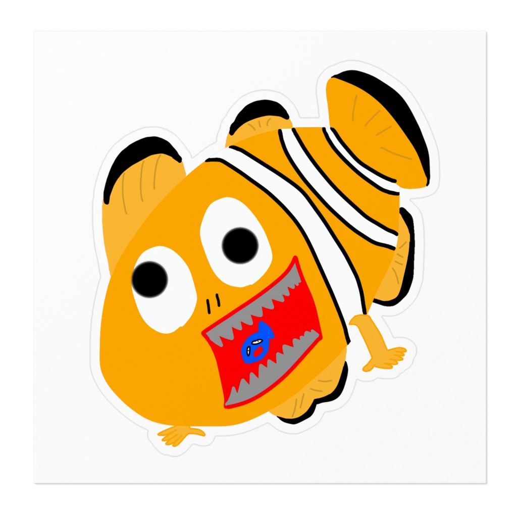 カクレクマノミステッカー