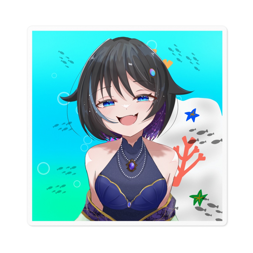 深海なゆステッカー
