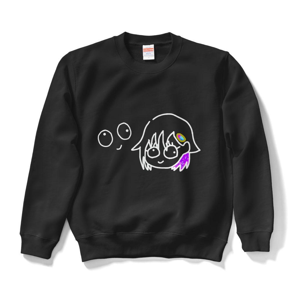 めめとなゆオリジナルスウェットブラック