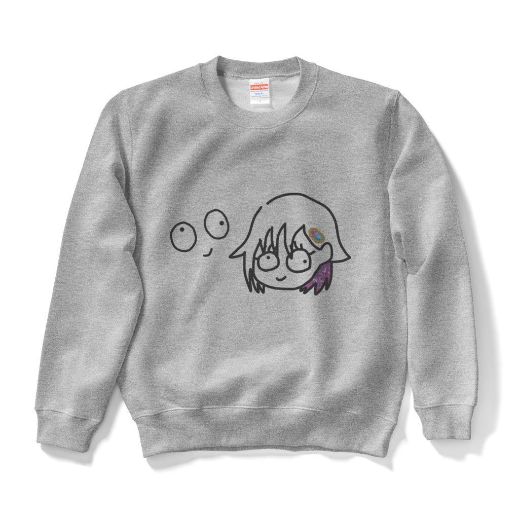 めめとなゆオリジナルスウェットグレー