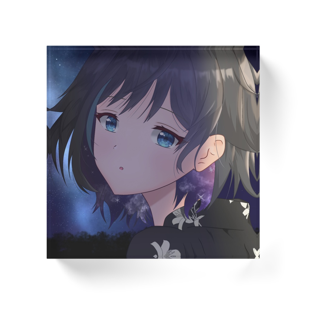 深海なゆアクリルブロック