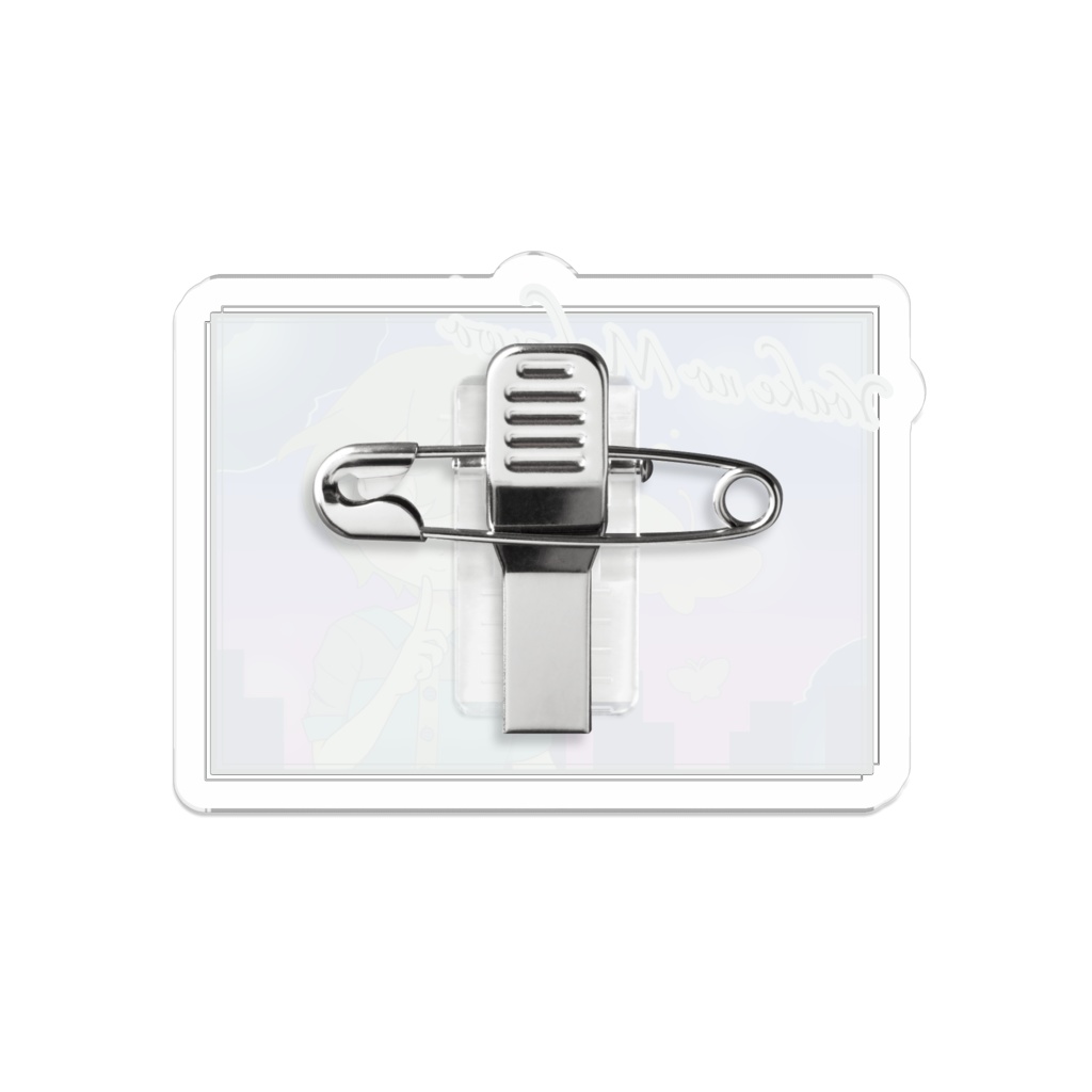 【アクリルバッジ】バタフライピー