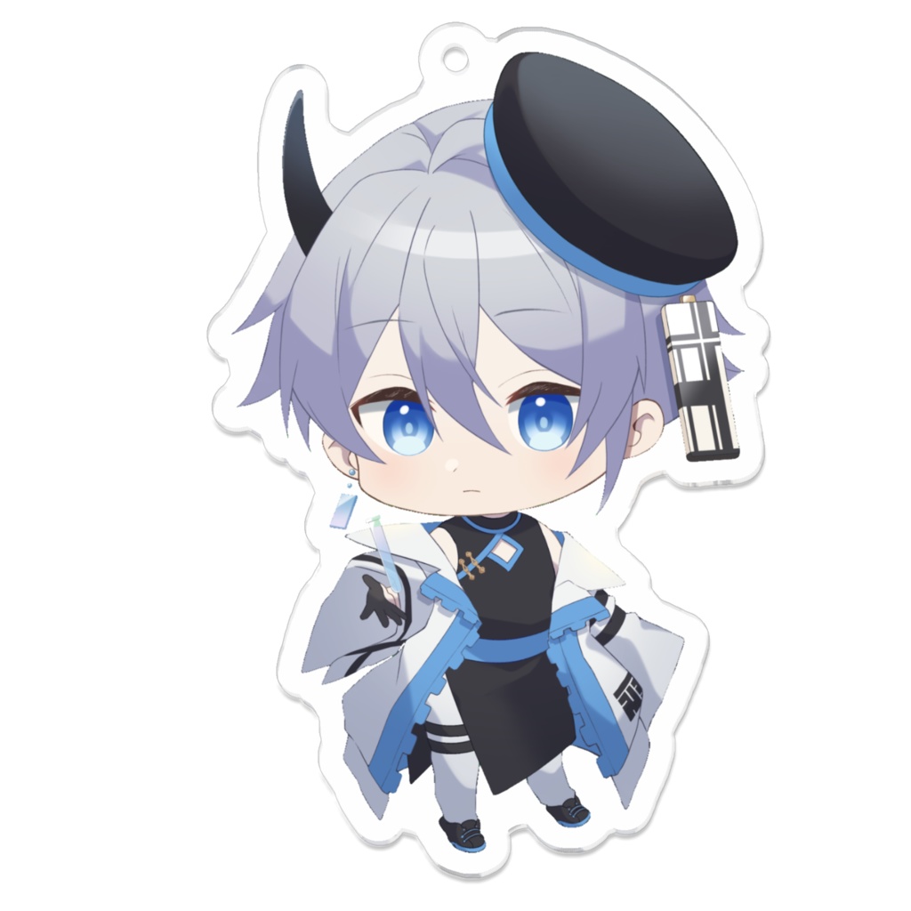 ちびかるむ アクリルキーホルダー - 70 x 70 (mm)