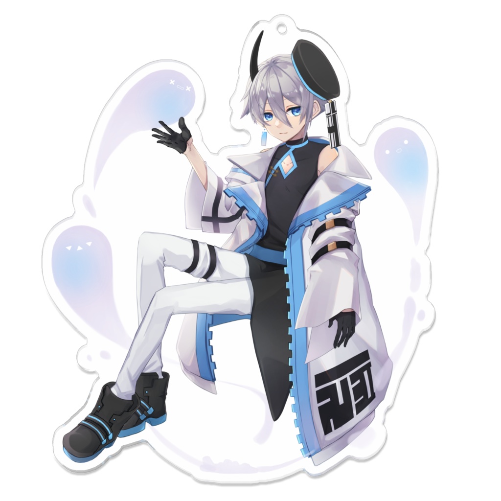 駆夢(バイバイ) アクリルキーホルダー - 100 x 100 (mm)