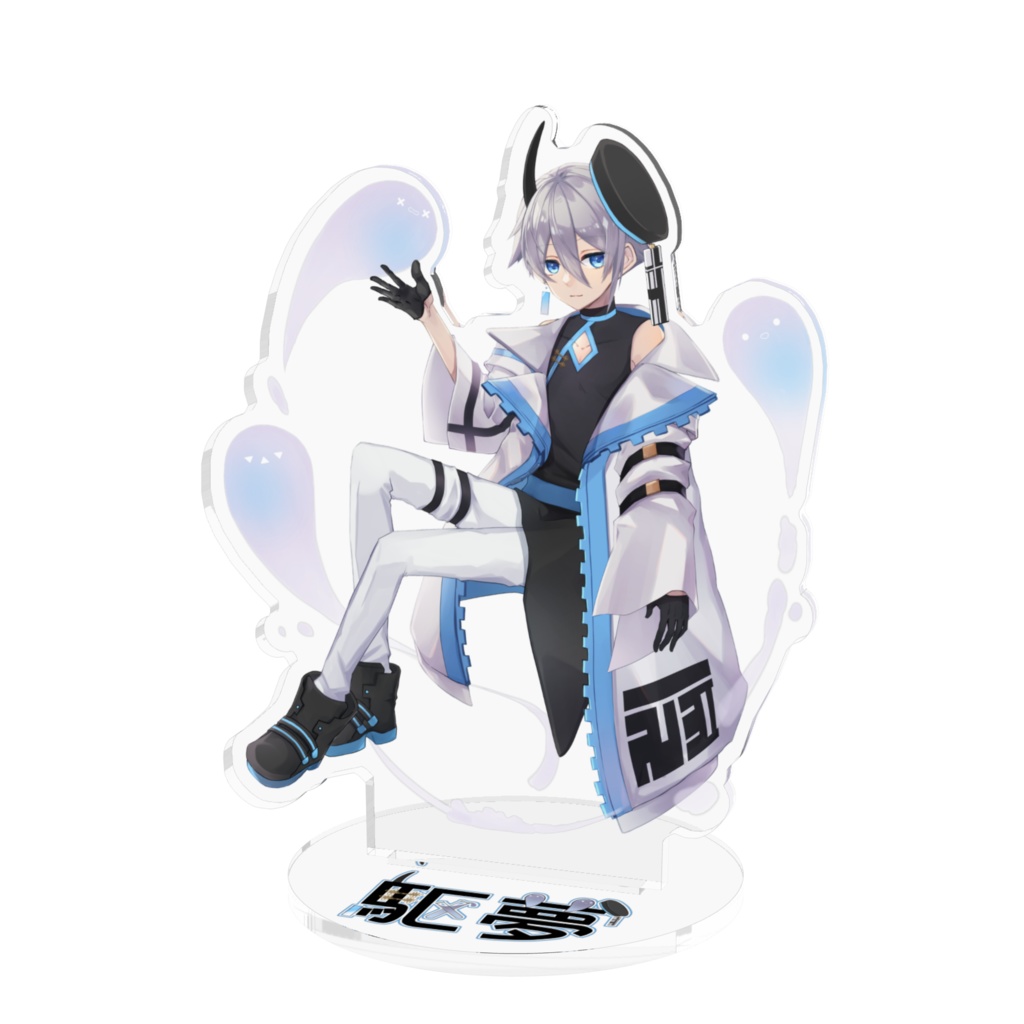 駆夢（バイバイ）　アクリルフィギュア(スタンド) - 100x100mm