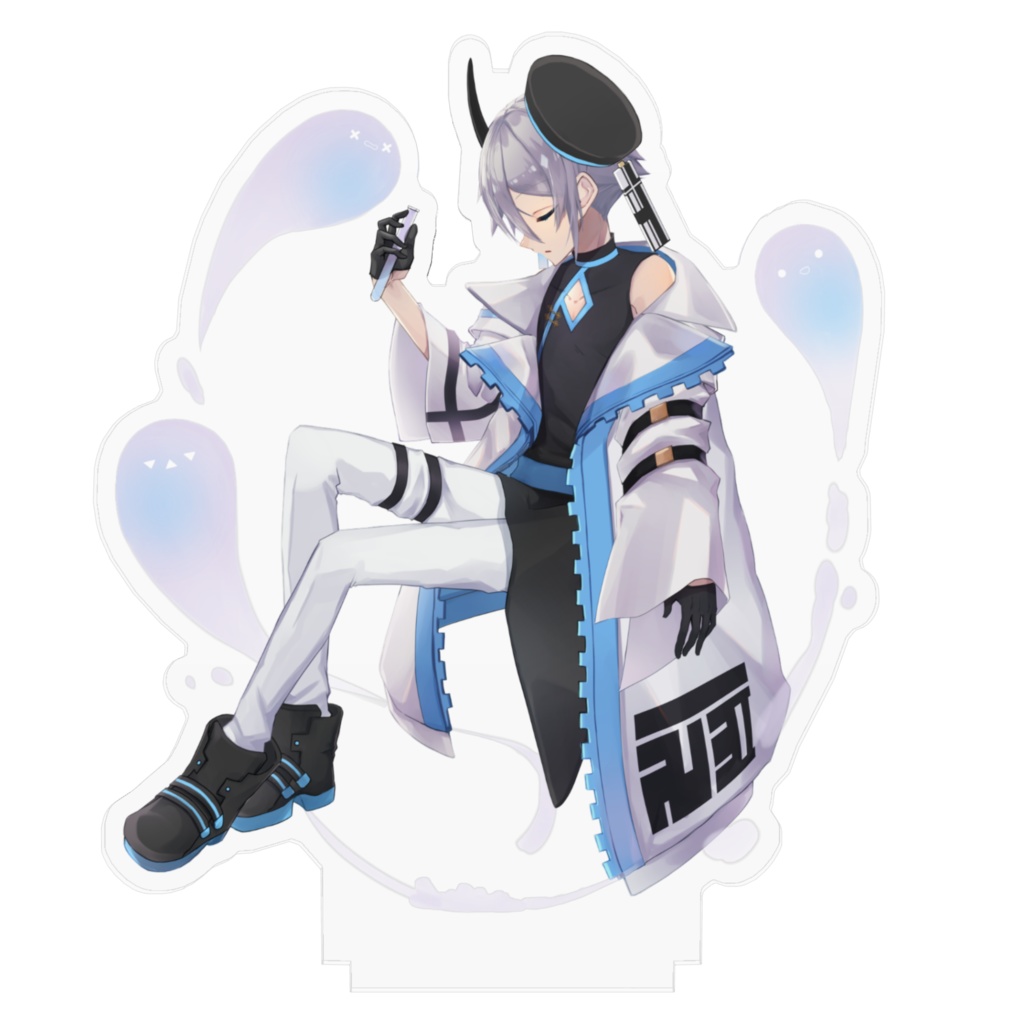 駆夢(おやすみ) アクリルフィギュア(スタンド) - 100x100mm