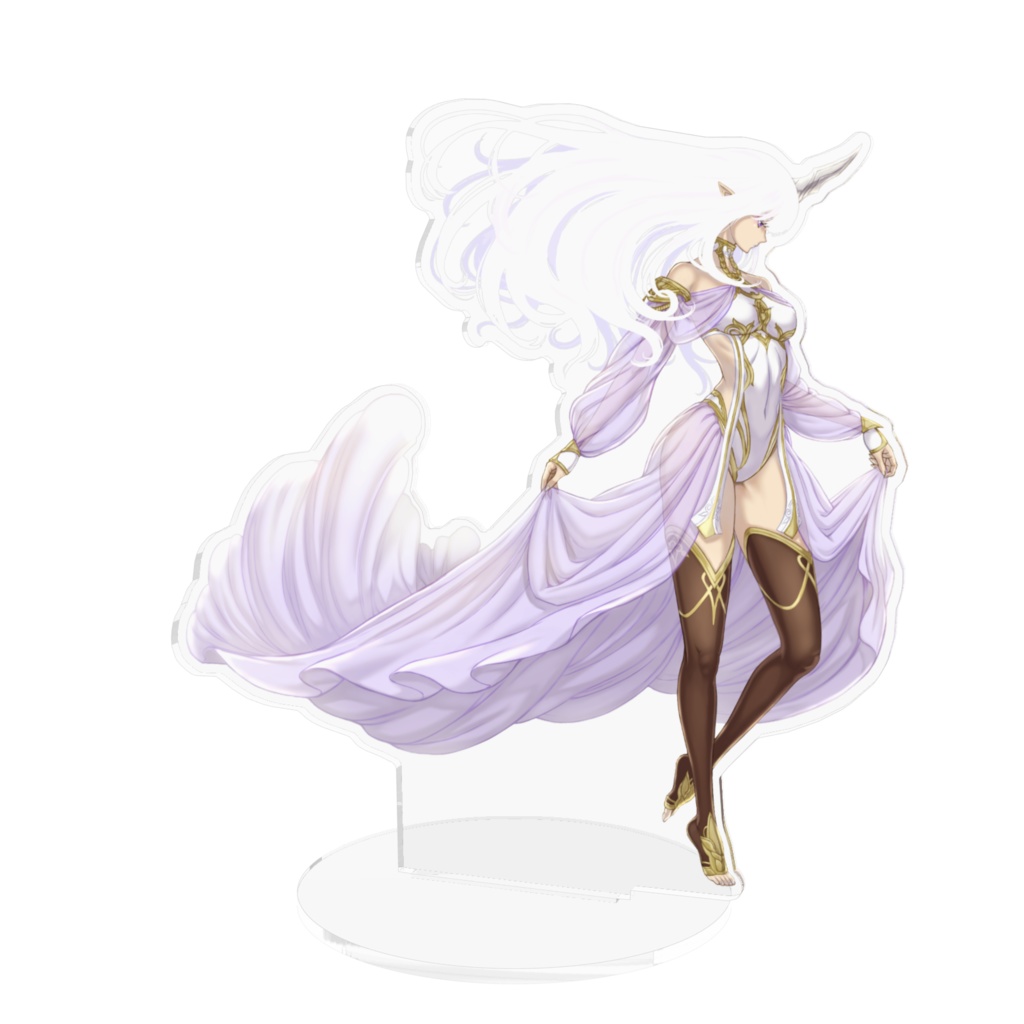 一角の乙女のアクリルフィギュア