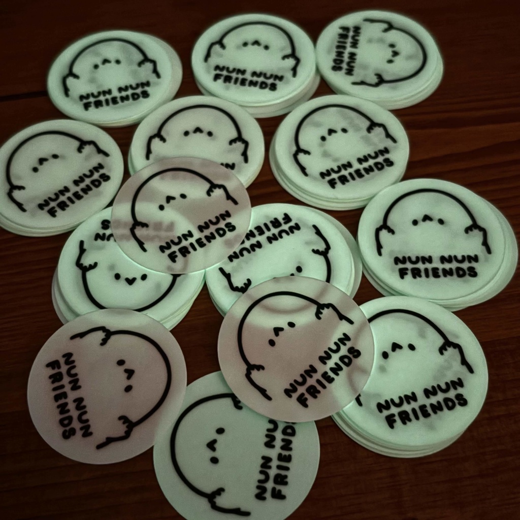 【DF61新作】光るヌン友ステッカー