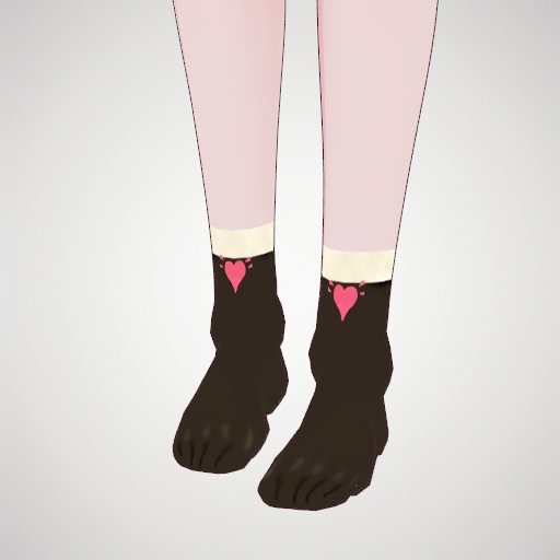socks with heart - Vroid texture