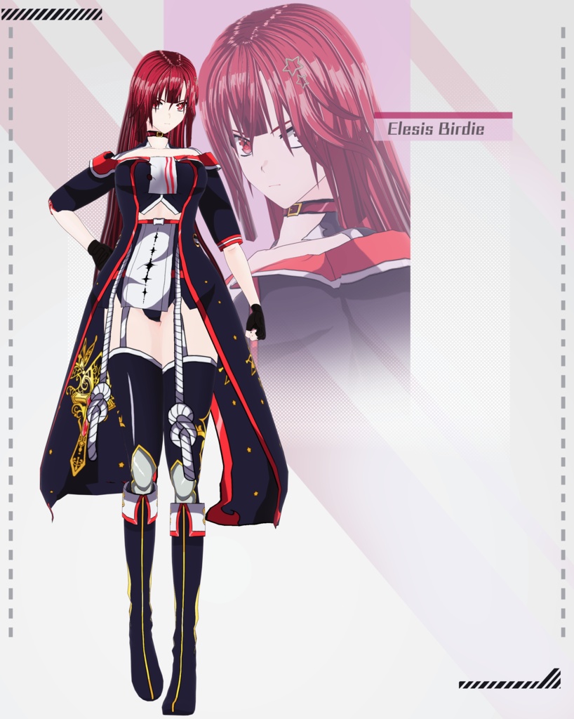 ☆--Elesis Birdie: Model--☆: VRM + VROID FILE