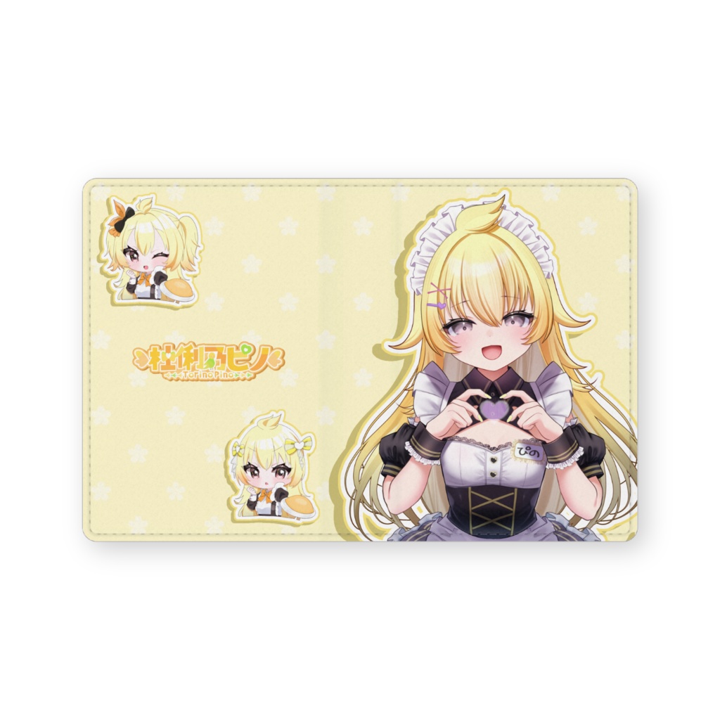 杜俐乃ピノ レザー製名刺入れ(横)