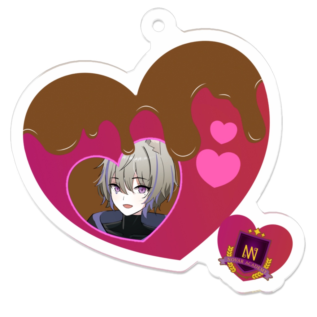 バレンタインアクキー 兎月楓