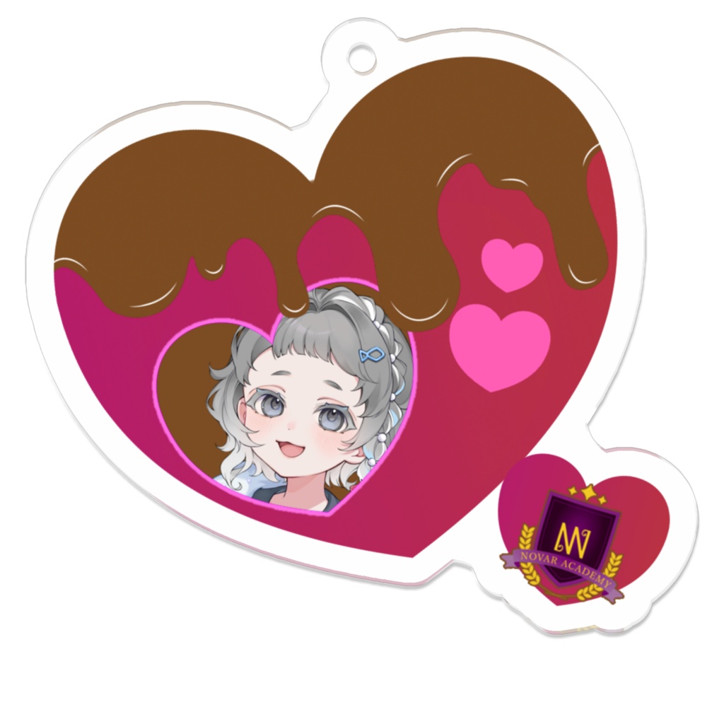 バレンタインアクキー 胡麻浮しの