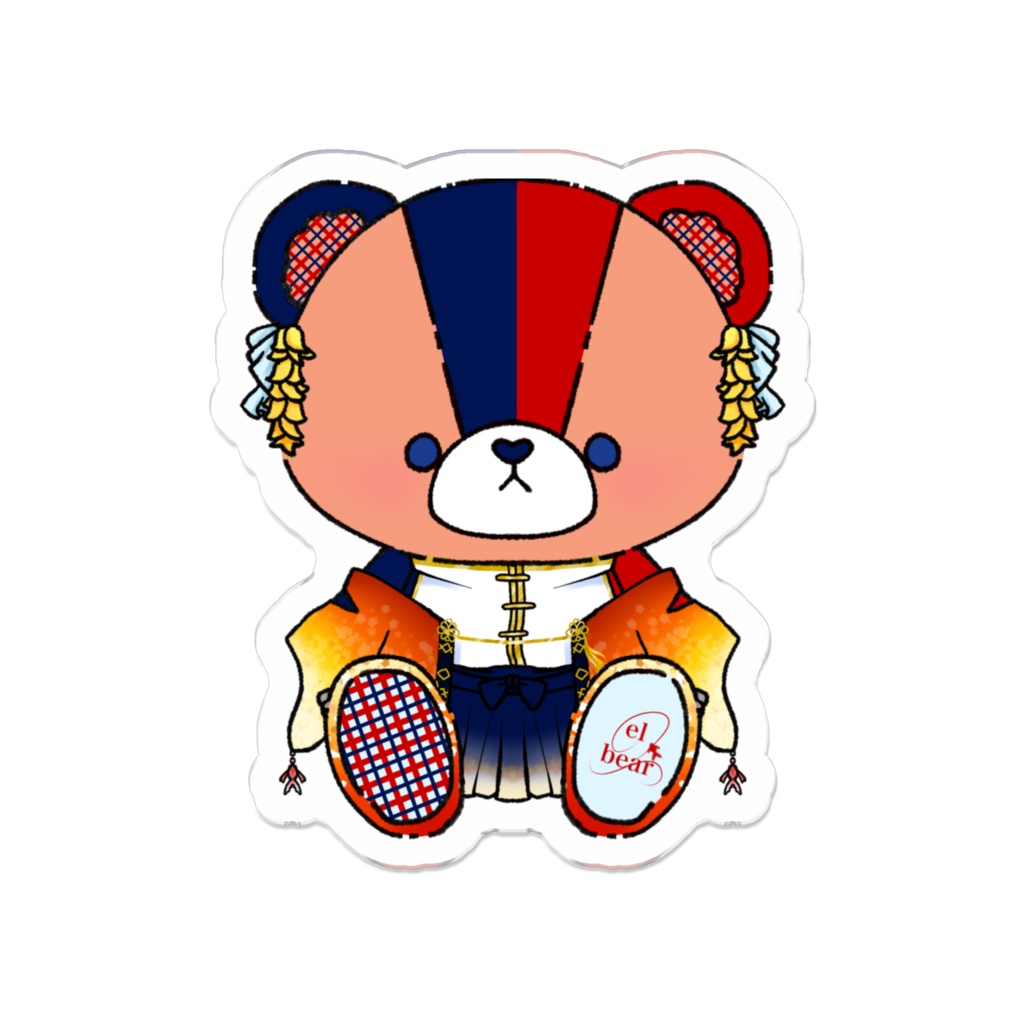えるベアバッジ