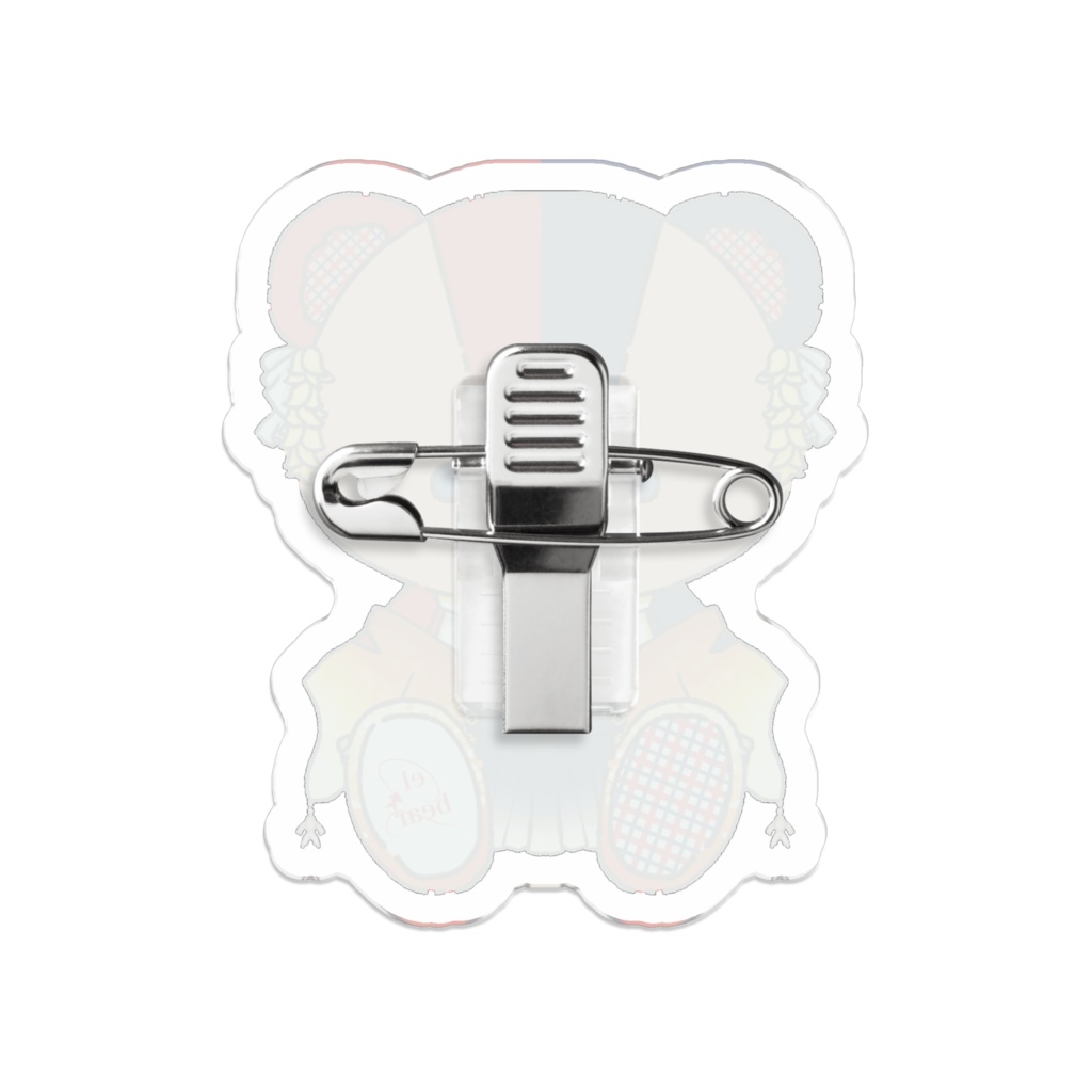 えるベアバッジ