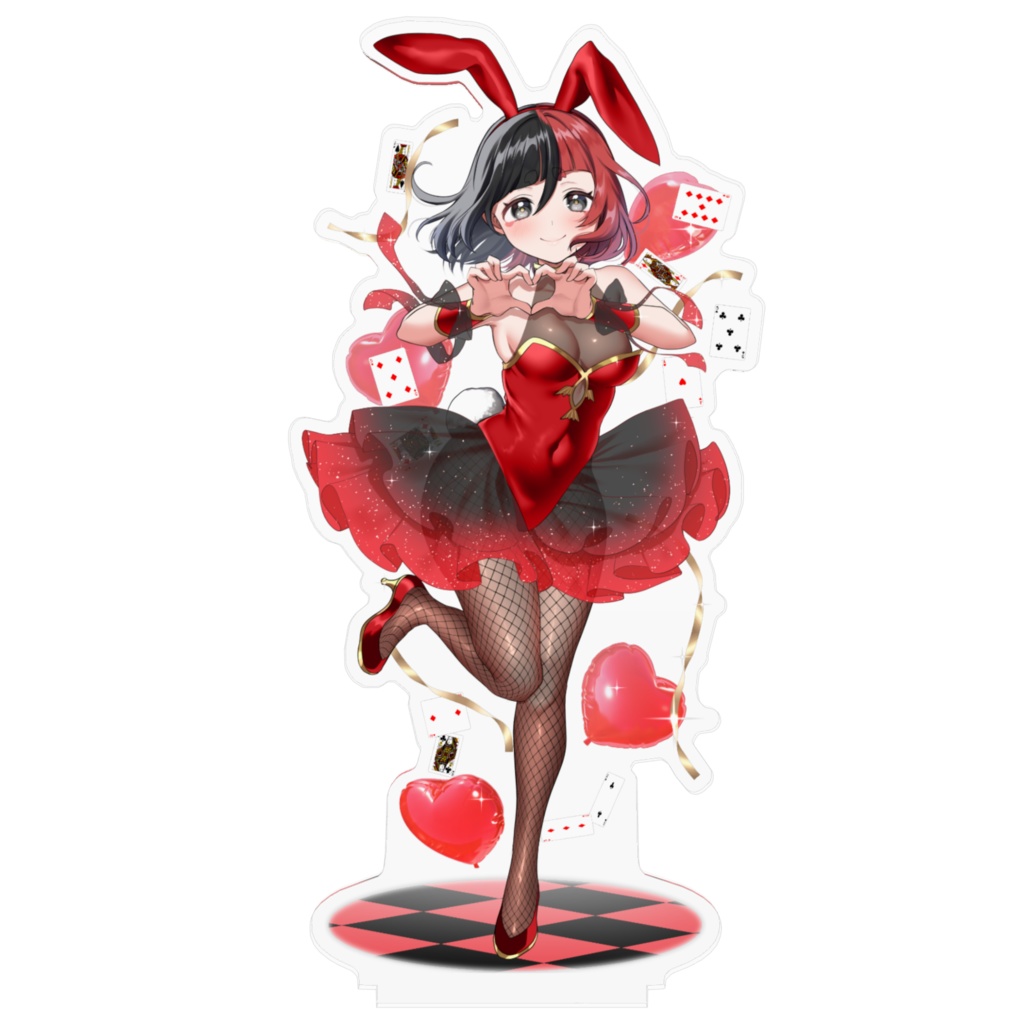 バニーえるちゃん・赤 アクリルスタンド