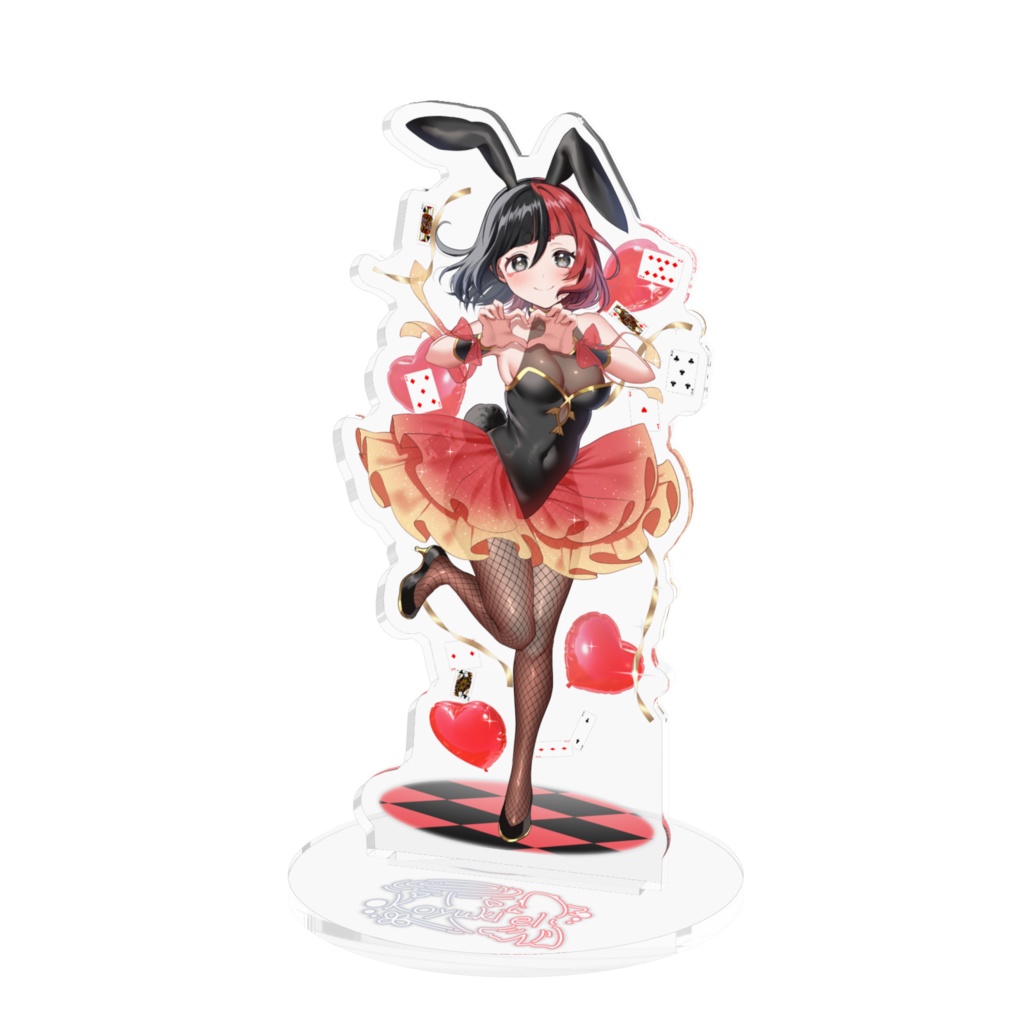 バニーえるちゃん・黒 アクリルスタンド