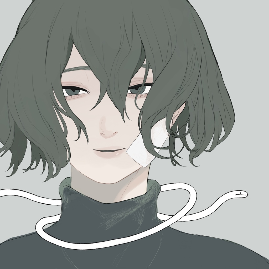 キャンバスプリント.へび