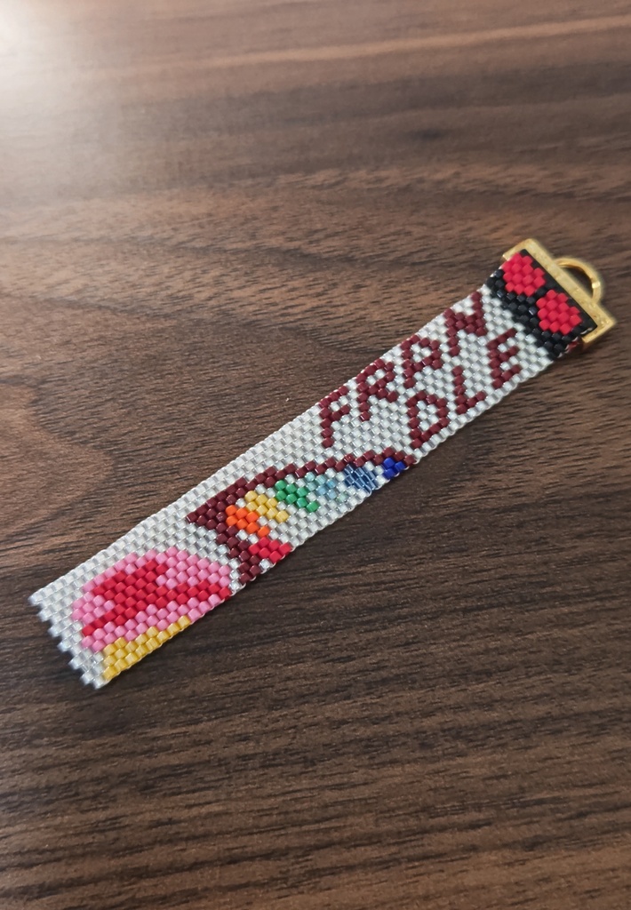 フランドール・スカーレット　ビーズステッチストラップ