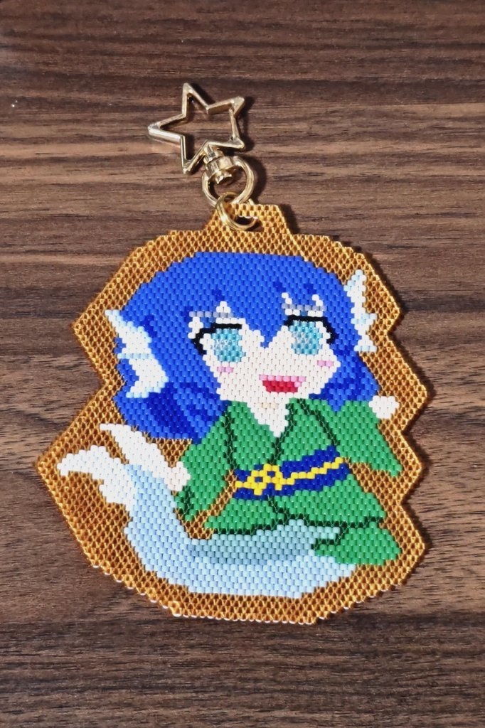 わかさぎ姫　シェイプドステッチストラップ