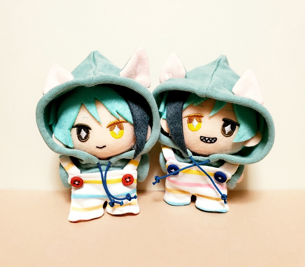 ねこ耳パーカー【10cmぬい服】