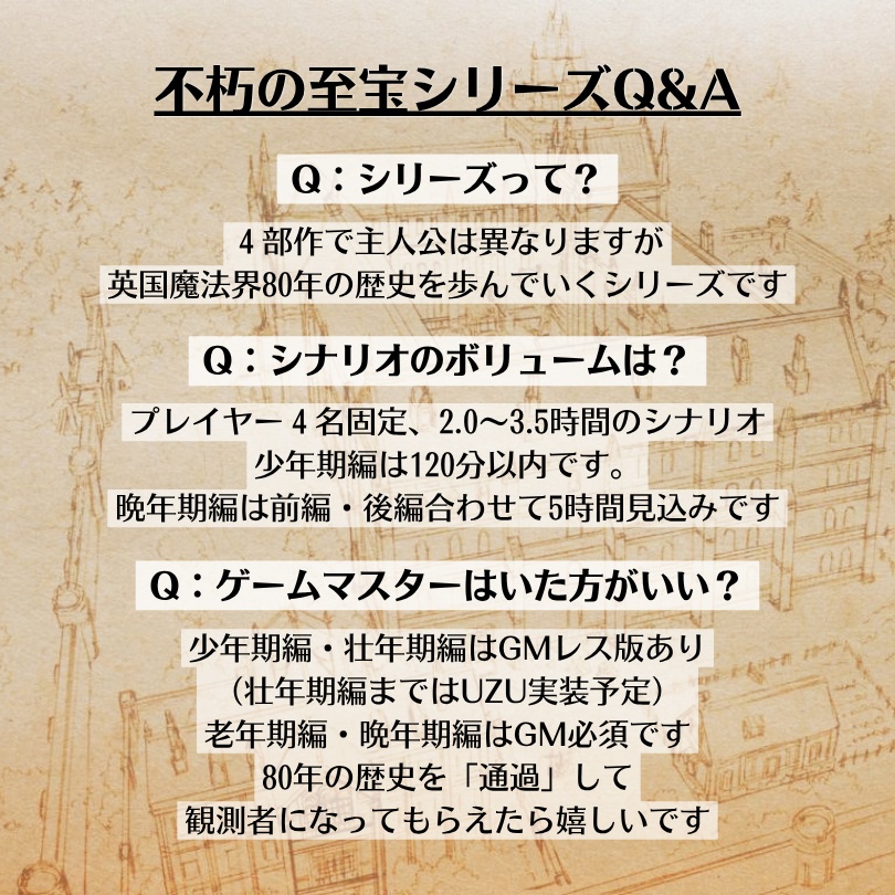 マーダーミステリー《不朽の至宝・老年期編》