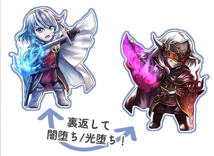 聖火守指長/黒の騎士両面アクリルスタンド