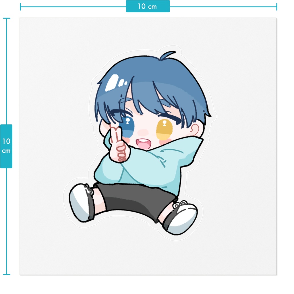 ばっきゅんすてっかー.ᐟ