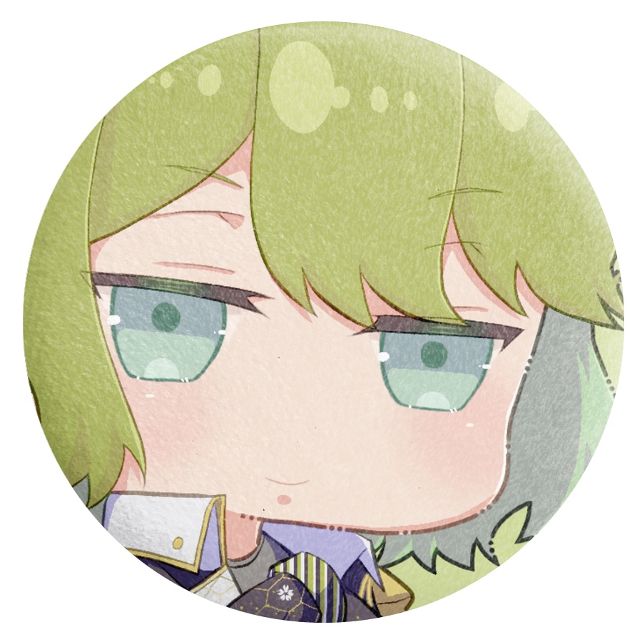 志献官ふわふわ缶バッジ