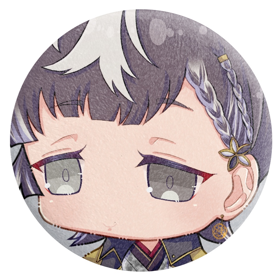 志献官ふわふわ缶バッジ