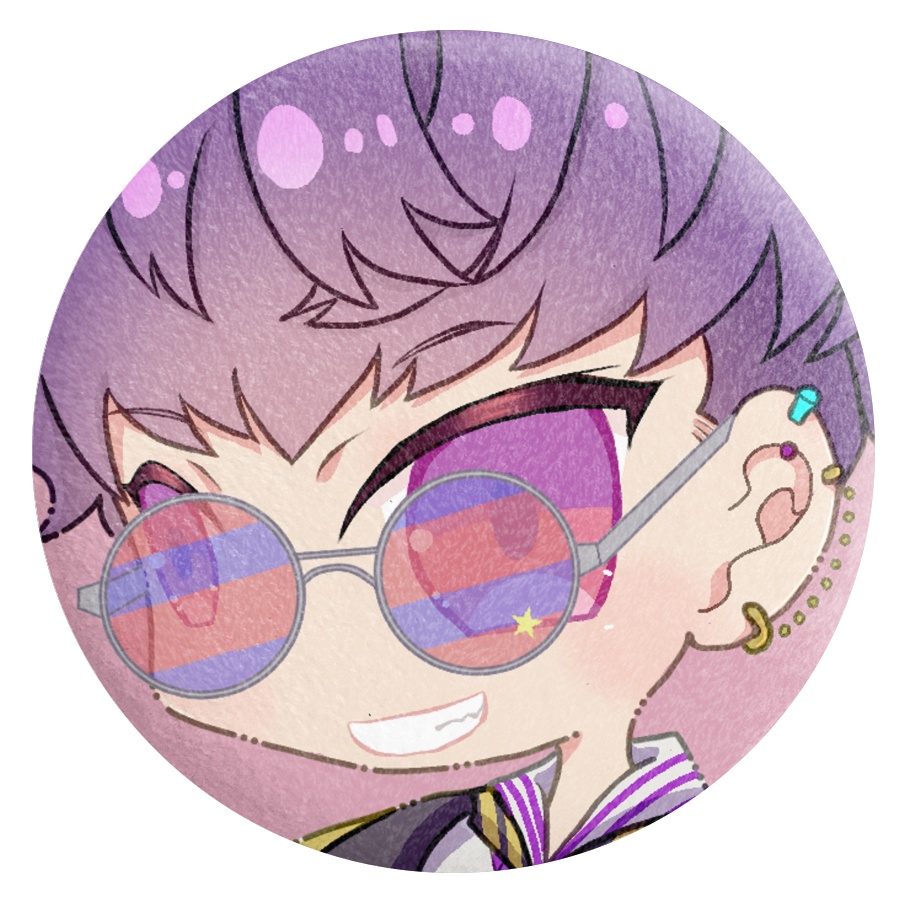 志献官ふわふわ缶バッジ