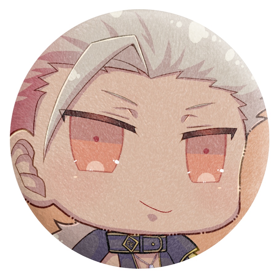 志献官ふわふわ缶バッジ