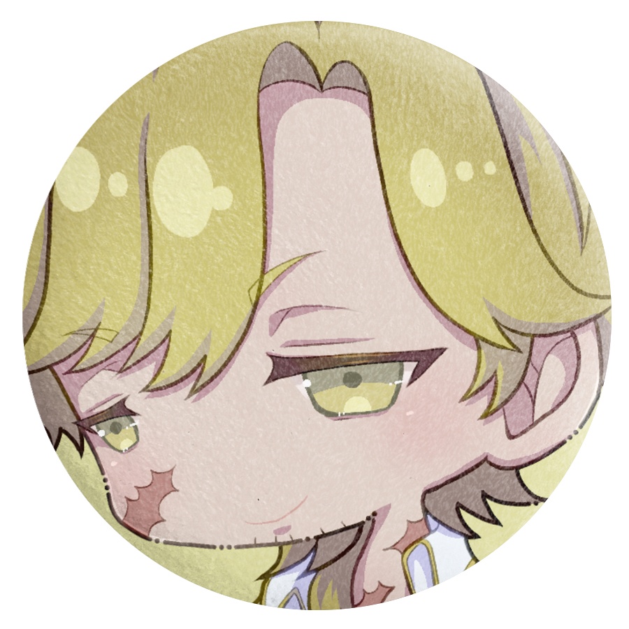 志献官ふわふわ缶バッジ